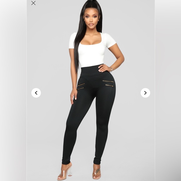 Black High-Waisted Women's Pants NWT - Picture 1 of 4